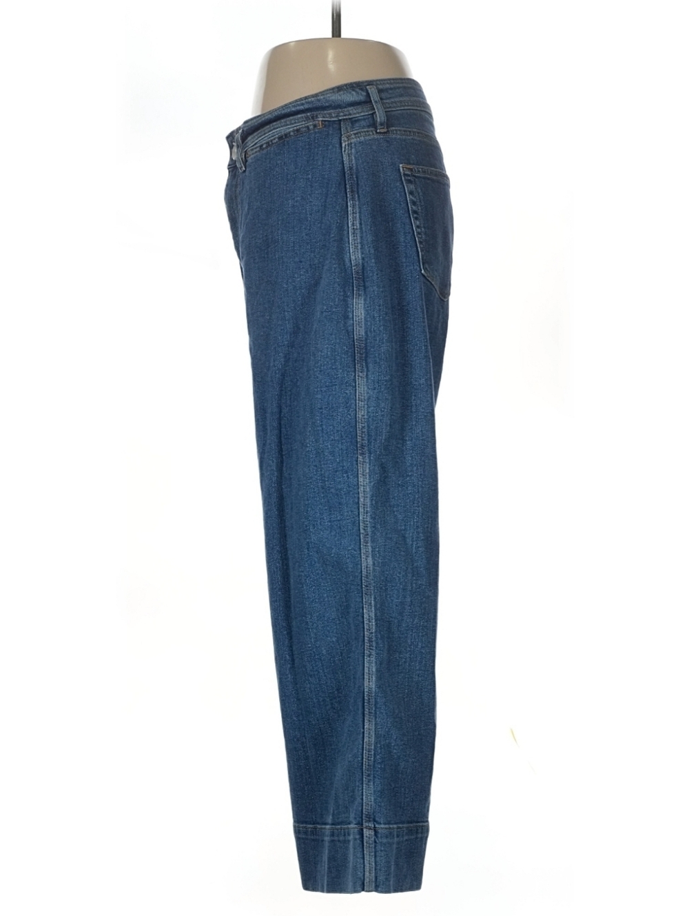 Ann Taylor LOFT Wide Leg Jeans Size 6 | High Rise | Dark Wash - Picture 4 of 9